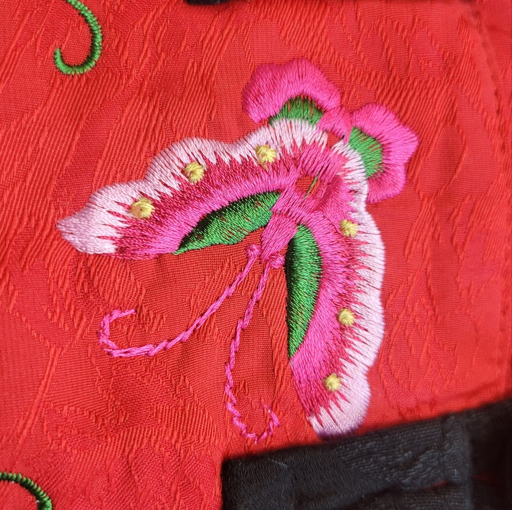 Chinese Embroidered Cropped Jacket - Picture 14 of 15